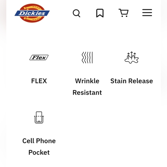 Dickies Flex Twill Work Pants Mens 38x30 - Picture 3 of 7